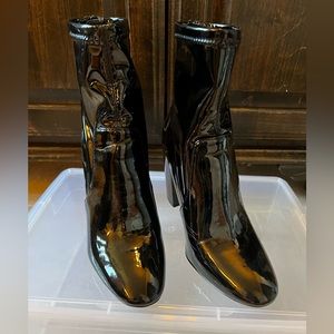 Also black patent bootie size 6.5